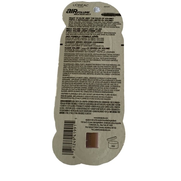 🎉HP🎉L’ORÉAL MEGA MASCARA & EYE SHADOW PALETTE - Picture 3 of 6